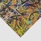 Graffiti-achtergrond Tissuepapier (Detail)