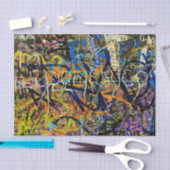 Graffiti-achtergrond Tissuepapier (Craft)