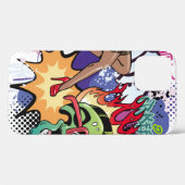 Graffiti afbeelding met straatgraffiti letters Case-Mate iPhone case (Achterkant (horizontaal))