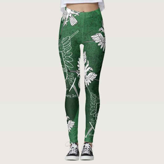 Graffiti AG Green Leggings (Devant)