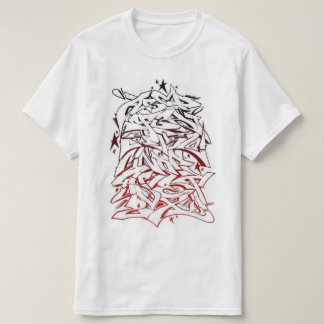 Graffiti Alphabet Hip Hop T-shirt