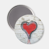 Graffiti amour coeur aimant (Recto/Verso)