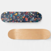 Graffiti Anime Cool Skateboard Ontwerp (Horizontaal)