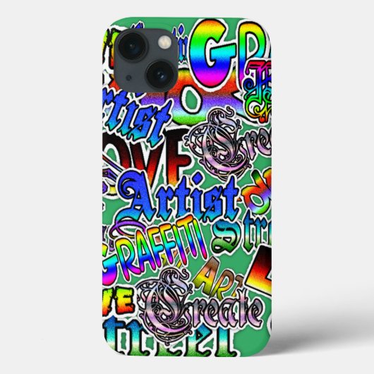 Graffiti Art "artiste" Termes Coque ipad (Verso)