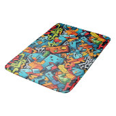 Graffiti Art Bath Mat (Gekanteld)