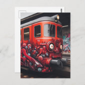 Graffiti Art Briefkaart (Voorkant / Achterkant)