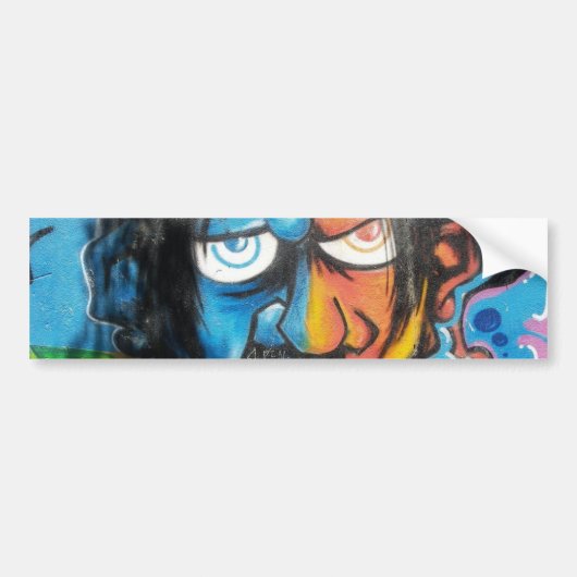 Graffiti Art Bumpersticker (Voorkant)