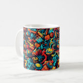 Graffiti Art Café Mug (Devant gauche)