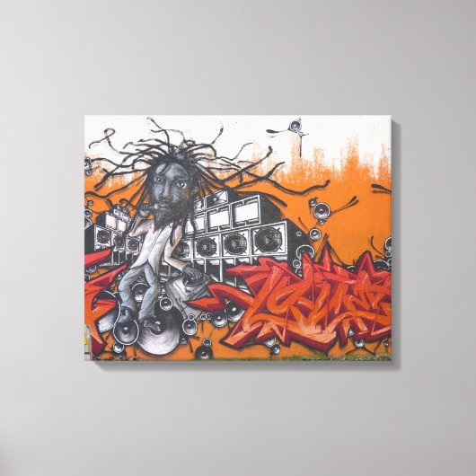 Graffiti Art Canvas Afdruk (Voorkant)
