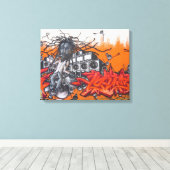Graffiti Art Canvas Afdruk (Insitu (Houten vloer))