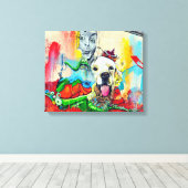 Graffiti Art Canvas Afdruk (Insitu (Houten vloer))