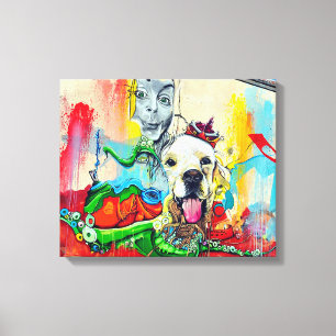 Graffiti Art Canvas Afdruk