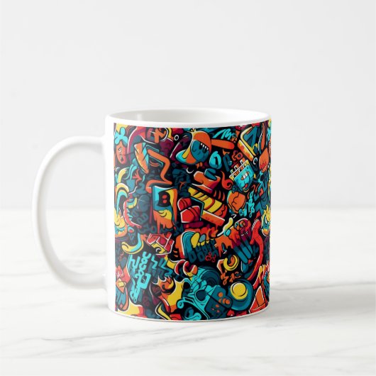 Graffiti Art Coffee Mok (Links)