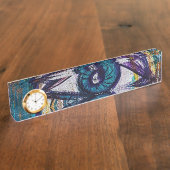 Graffiti Art Eye Naambordje (Zijkant)