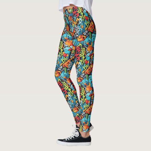 Graffiti Art Leggings (Gauche)