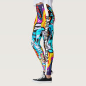 Graffiti Art Leggings (Gauche)