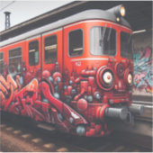 Graffiti Art op maat gesneden vinyl Sticker (Voorkant)