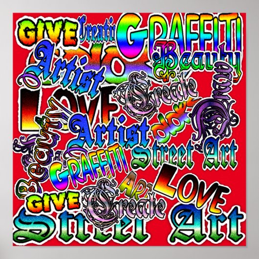 Graffiti Art Poster (Voorkant)