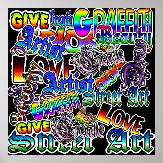 Graffiti Art Poster (Voorkant)