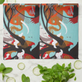 Graffiti Art Theedoek (Gevouwen)