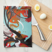 Graffiti Art Theedoek (Quarter Fold)