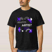 Graffiti Artiest Retro T-shirt (Voorkant)