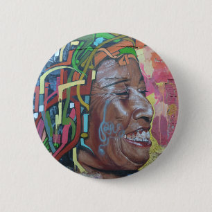 Graffiti Artwork Face Ronde Button 5,7 Cm
