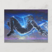 Graffiti Astronaut Briefkaart (Voorkant)