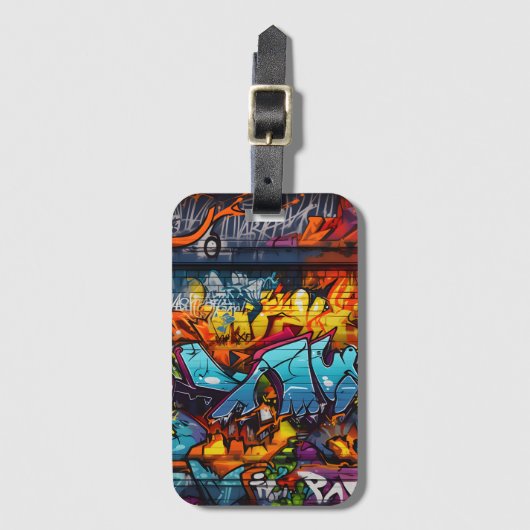 Graffiti Bagagelabel (Voorkant (verticaal))