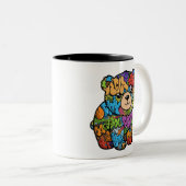 Graffiti Bear Mug - Version à gauche (Devant droit)