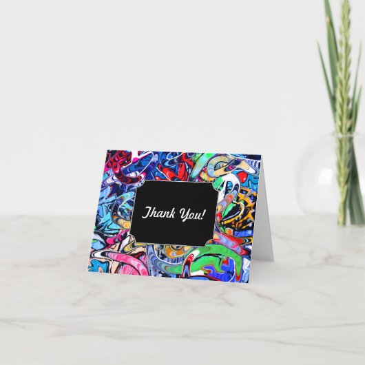 Graffiti Bedankkaart (Voorkant)