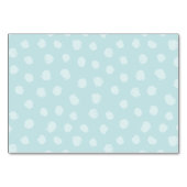 Graffiti blauw Baby shower Breng een aanvraag voor Kaart (Achterkant)