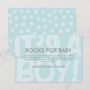 Graffiti blauw Baby shower Breng een aanvraag voor Kaart