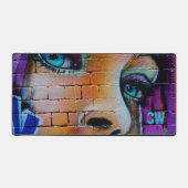 Graffiti bleu violet gras fille (Recto)