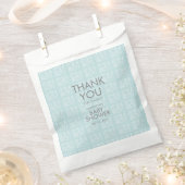 Graffiti Blue Baby shower Favor Bags Bedankzakje (Geknipt)