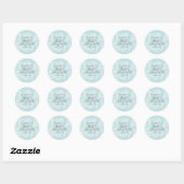 Graffiti Blue Baby shower Sticker (Vel)