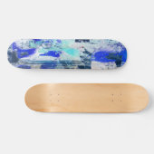 Graffiti Blue Skateboard (Horizontaal)