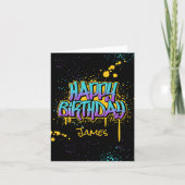 Graffiti Bonne carte d'anniversaire (Devant)