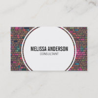 Graffiti Brick Wall Cartes de visite