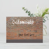 Graffiti Brick Wall  Kaart (Staand voorkant)