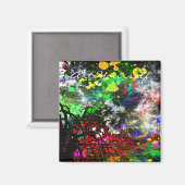 Graffiti Brick Wall Magneet (Voorkant / Achterkant)