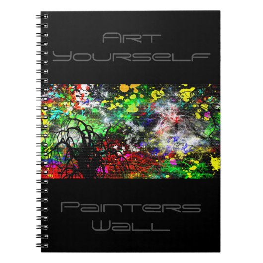 Graffiti Brick Wall Notitieboek (Voorkant)