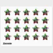 Graffiti Brick Wall Ster Sticker (Vel)