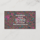 Graffiti Brick Wall Visitekaartjes (Achterkant)