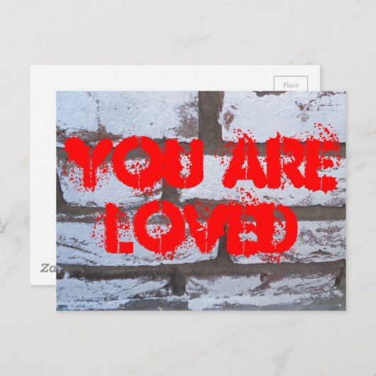 Graffiti Bricks Briefkaart (Voorkant / Achterkant)