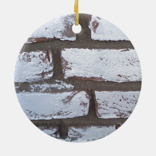 Graffiti Bricks Keramisch Ornament (Achterkant)