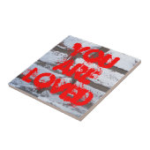 Graffiti Bricks Tegeltje (Zijkant)