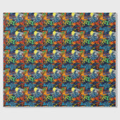 Graffiti Bricks: Urban Abstract Cadeaupapier (Vlak)