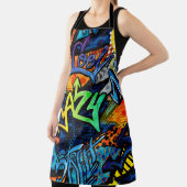 Graffiti Bricks: Urban Abstract Schort (Insitu)