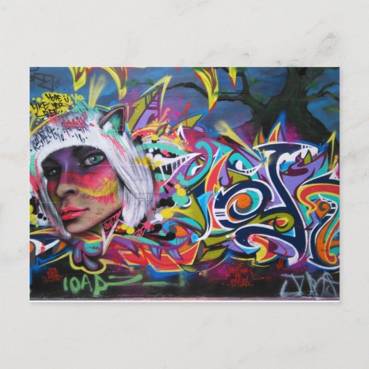 Graffiti briefkaart (Achterkant)